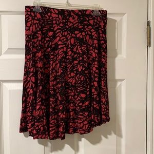 Loft asymmetrical skirt